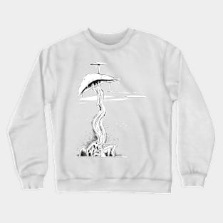 A Really Tall Mushroom Crewneck Sweatshirt